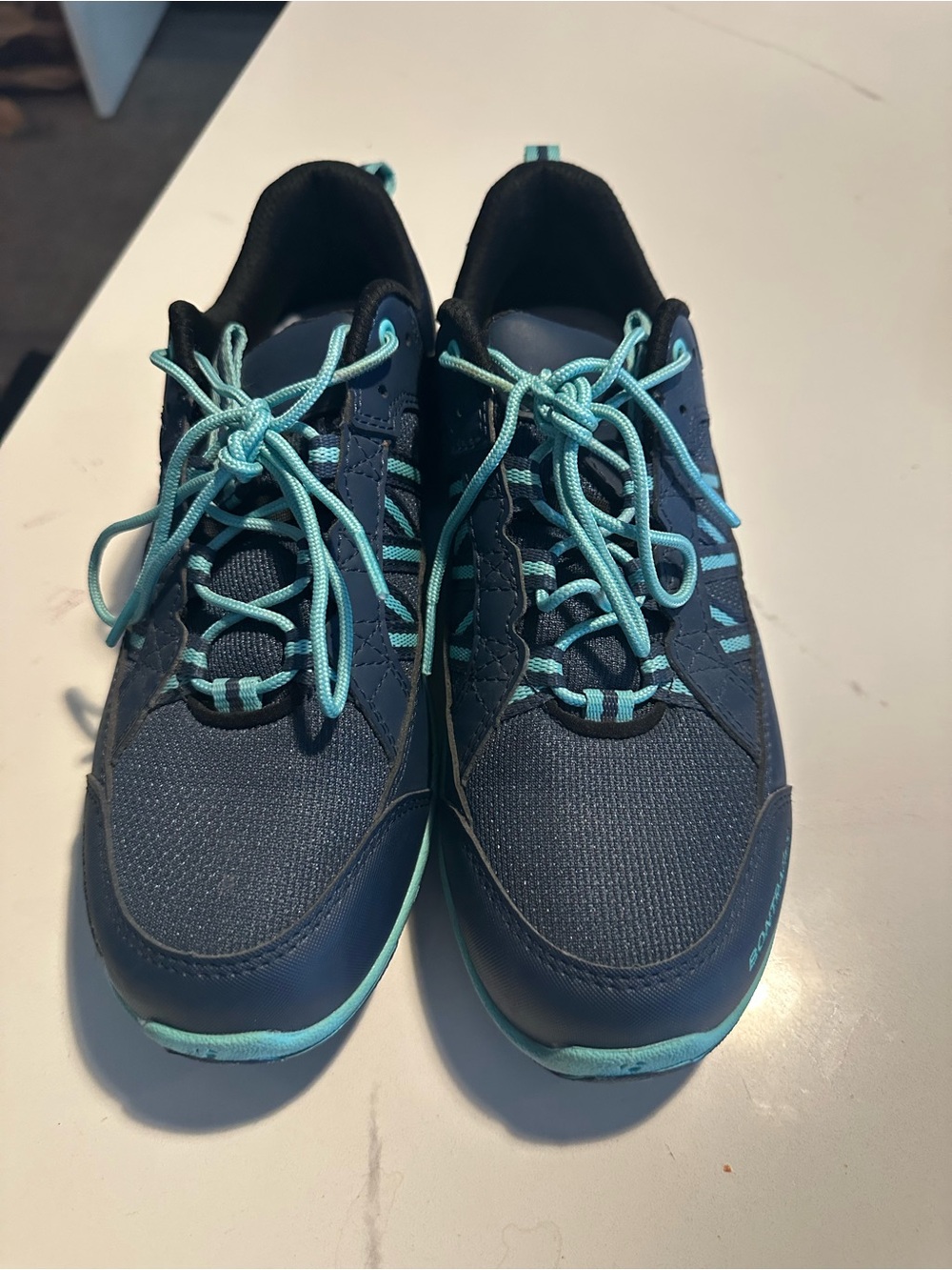 Bontrager Women's Cycling Shoes Navy and Teal- Size 8.5 - Picture 3 of 5